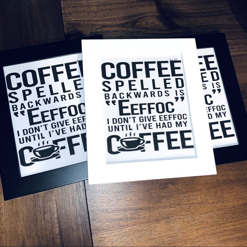 Handmade Kitchen Sign | Coffee | Humor